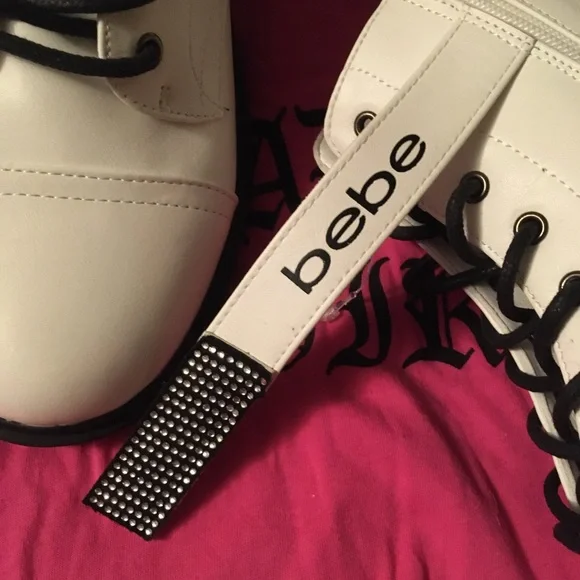 NEW BEBE COMBAT BOOTS - Picture 8 of 8